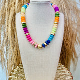 Rainbow Beaded Necklaces