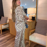 Wild Horses Pant Set - Mocha
