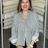 Blackberry Fields Gingham Top