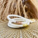 Three Kings Budha Girl Bangles - Ivory