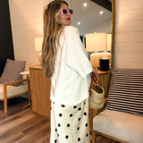 Perfect Polka Dot Maxi Skirt