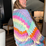 Candy Crush Rainbow Cardigan