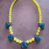 Turquoise Triangles Necklace
