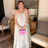 Subtle Stripes Maxi Dress