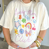 Lucky Mom Club Colorful Tee