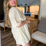 Evie Eyelet Romper - Cream