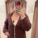 Found My Cowboy Cardigan - Dark Brown