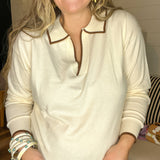 Espresso Edge Triolet Sweater