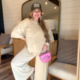 Sweet Cream Short Sleeve Sweater