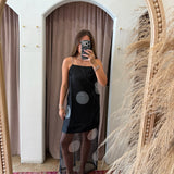 Perfect Polka Dot Maxi Dress - Black
