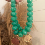 Gold Coin Bauble Necklaces