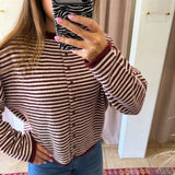 Piper Cardigan - Burgundy