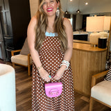 Latte Love Polka Dot Maxi Dress
