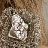 Large Stone Pendant - White