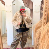 Leopard Faux Fur Coat