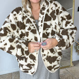 Cow Sherpa Jacket