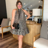 Little Leopard Mini Dress