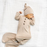 Ryan Knotted Gown - Newborn-3M