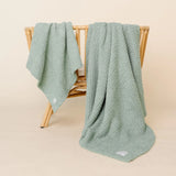 Chenille Small Blanket - Sage