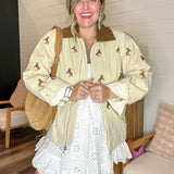 The Wild Pony Embroidered Barn Jacket