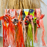 Fringe Silk Twilly Scarves