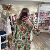 The Corner Booth Plaid Blazer