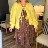 Golden Hour Tie Cardigan
