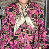 Jungle Leopard Button Up Kimono Dress