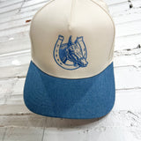 Lucky You Horseshoe Canvas Trucker Hat