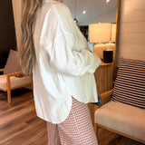 Upper East Side White Button Up
