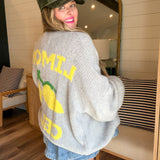 Lemon Limon Cardigan - Grey