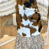 Cowprint Camo Cardigan