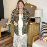 Laurel Leopard Oversized Cardigan