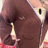 Found My Cowboy Cardigan - Dark Brown
