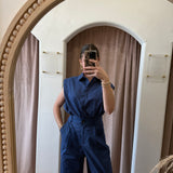 Electric Navy Stripe Top