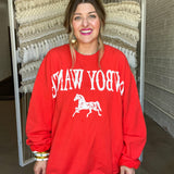 {Daydreamer} Cowboy Wanted Boyfriend Crew Pullover