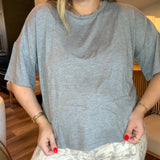 Ultra Soft Jersey Short Sleeve - Dark Heather Grey