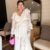 Labyrinth Lace Maxi Skirt