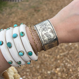 Resin + Turquoise Bangles