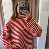 Half Piper Cardigan - Red