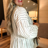 Hamptons Striped Mini Dress