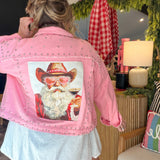 Bad To The Bone Pink Santa Jacket