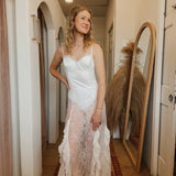 Ever After Lace Maxi Dress - White