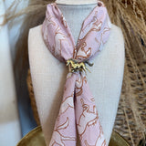 Horse Brass Bandana Slide Ring