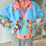 Torch Sherpa Jacket - Bright Blue