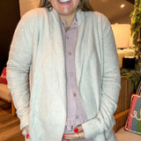Cozy Chic Lite Circle Cardi - Stone