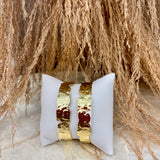 Gold Plated Adjustable Bracelet - Medium