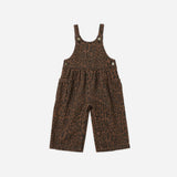 Wide Leg Overall Leopard