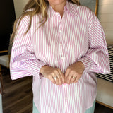 Rosie Striped Button Up Shirt