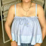 Summer Breeze Tank Top - Blue